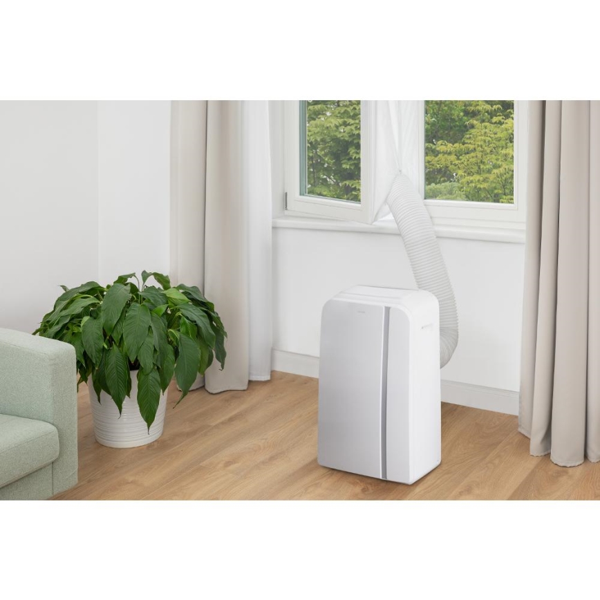 Sencor - Pametni mobilni klima uređaj 3u1 sa svom dodatnom opremom 1450W/230V 12000 BTU Wi-Fi bijela + daljinski upravljač