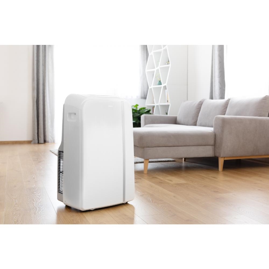 Sencor - Pametni mobilni klima uređaj 3u1 sa svom dodatnom opremom 1450W/230V 12000 BTU Wi-Fi bijela + daljinski upravljač