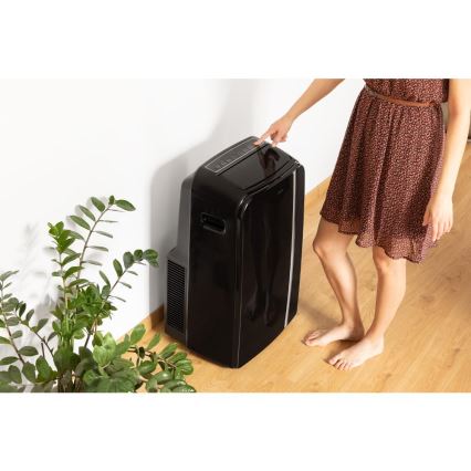 Sencor - Pametni mobilni klima uređaj 3u1 sa svom dodatnom opremom 1450W/230V 12000 BTU Wi-Fi crna + daljinski upravljač