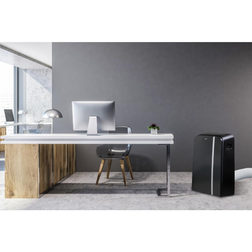 Sencor - Pametni mobilni klima uređaj 3u1 sa svom dodatnom opremom 1450W/230V 12000 BTU Wi-Fi crna + daljinski upravljač