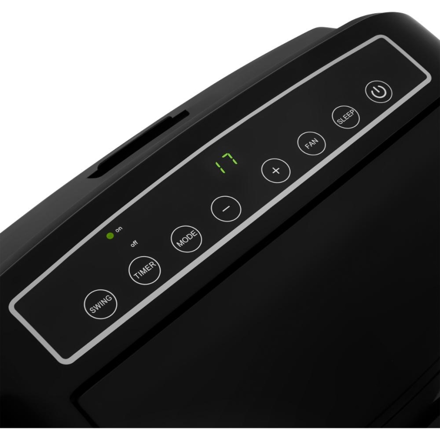 Sencor - Pametni mobilni klima uređaj 3u1 sa svom dodatnom opremom 1450W/230V 12000 BTU Wi-Fi crna + daljinski upravljač