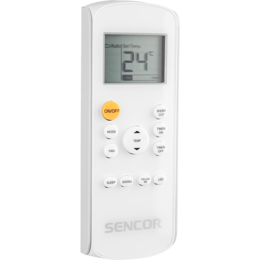 Sencor - Pametni mobilni klima uređaj 3u1 sa svom dodatnom opremom 1450W/230V 12000 BTU Wi-Fi crna + daljinski upravljač