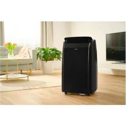 Sencor - Pametni mobilni klima uređaj sa svom dodatnom opremom 900W/230V 9000 BTU Wi-Fi crna + daljinski upravljač