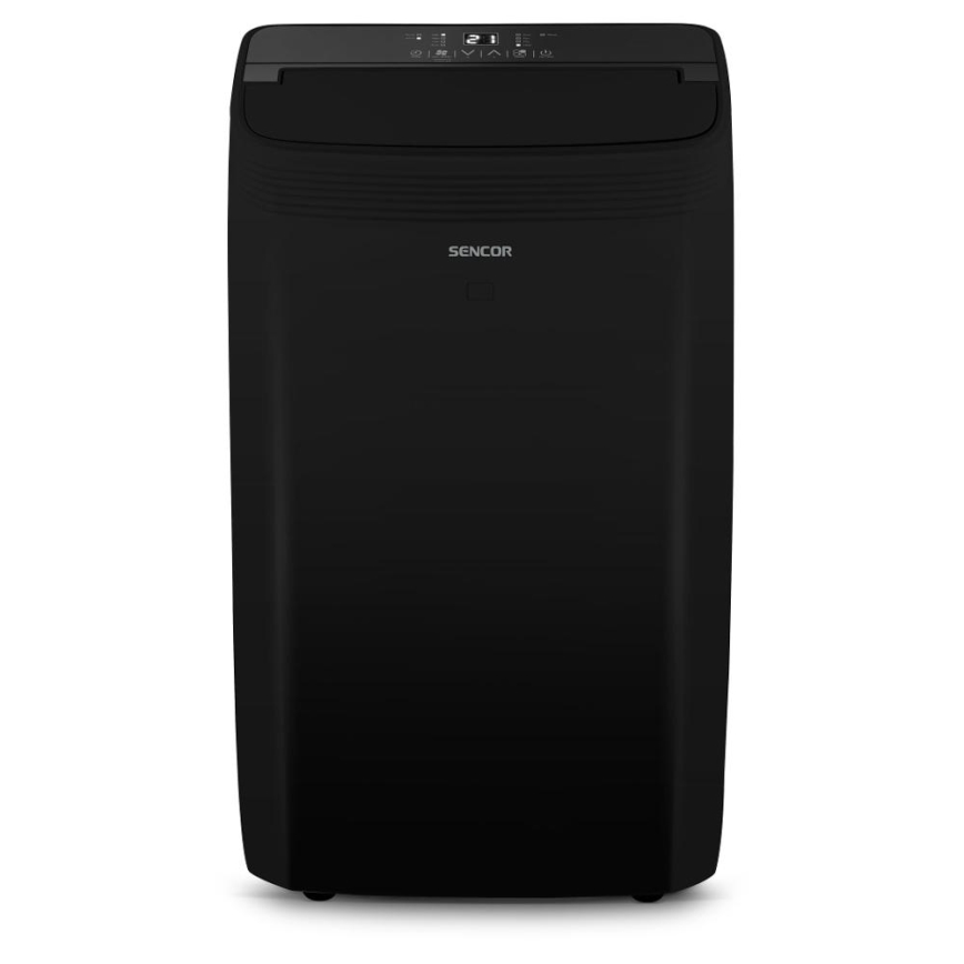 Sencor - Pametni mobilni klima uređaj sa svom dodatnom opremom 900W/230V 9000 BTU Wi-Fi crna + daljinski upravljač