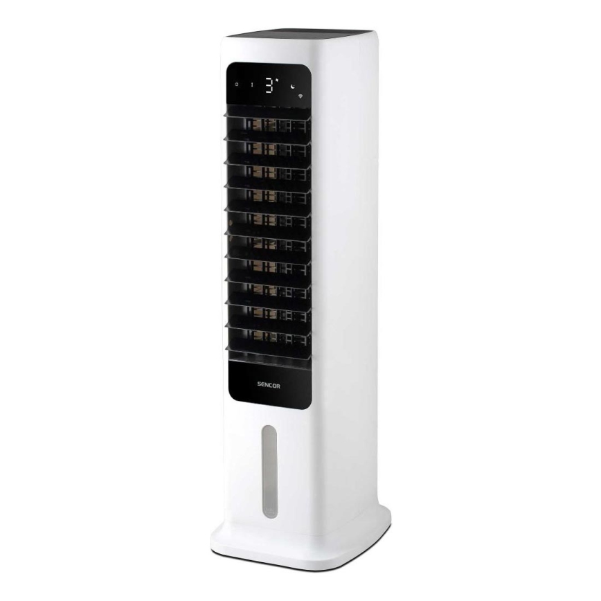 Sencor - Pametni mobilni rashlađivač zraka 60W/230V Wi-Fi bijela + daljinski upravljač