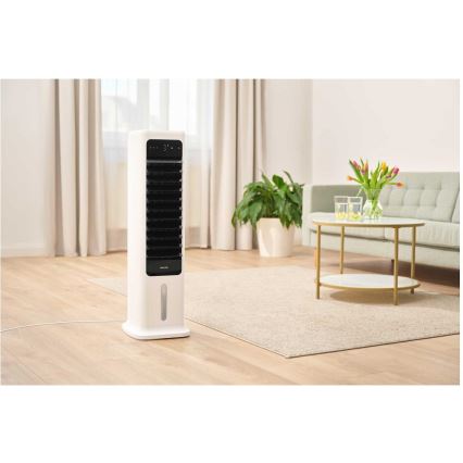Sencor - Pametni mobilni rashlađivač zraka 60W/230V Wi-Fi bijela + daljinski upravljač