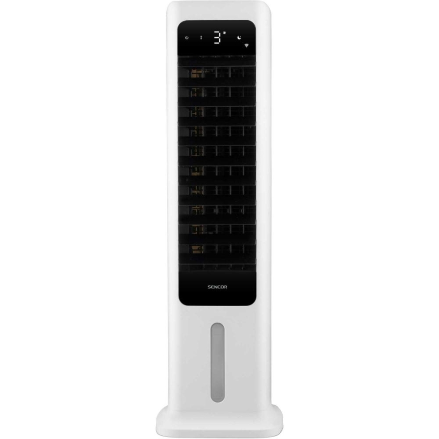 Sencor - Pametni mobilni rashlađivač zraka 60W/230V Wi-Fi bijela + daljinski upravljač