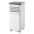 Sencor - Pametni prijenosni klima uređaj 3 u 1 s kompletnom opremom 815W/230V 8000 BTU Wi-Fi bijeli + daljinski upravljač