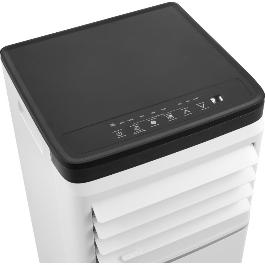 Sencor - Pametni prijenosni klima-uređaj 3u1 s kompletnom opremom, 760 W/230 V, 7000 BTU, Wi-Fi, bijeli + daljinski upravljač