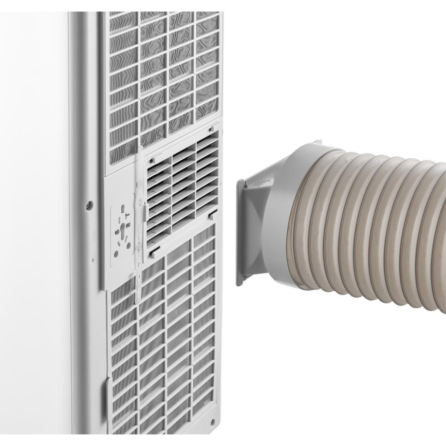 Sencor - Pametni prijenosni klima-uređaj 3u1 s kompletnom opremom, 760 W/230 V, 7000 BTU, Wi-Fi, bijeli + daljinski upravljač