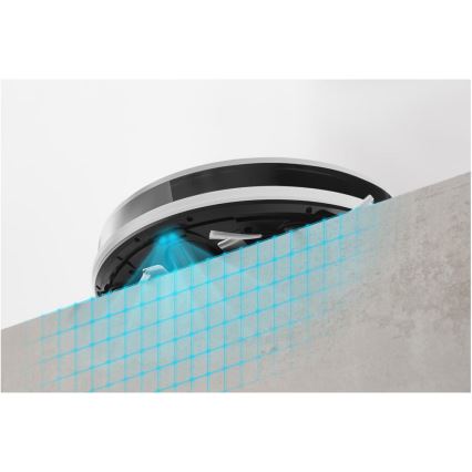 Sencor - Pametni robotski usisivač s mopom 2u1 28W/2600 mAh Wi-Fi bijela + daljinski upravljač