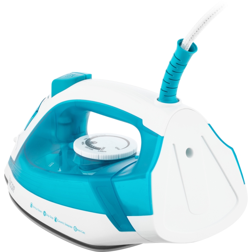 Sencor - Parno glačalo 2000W/230V plava/bijela