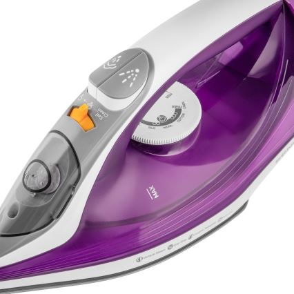 Sencor - Parno glačalo 2400W/230V ljubičasta/bijela