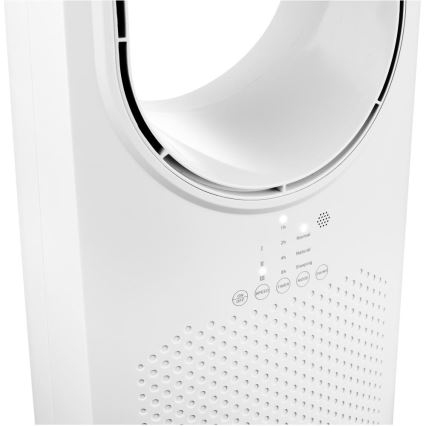 Sencor - Podni ventilator bez lopatica 50W/230V bijela + daljinski upravljač
