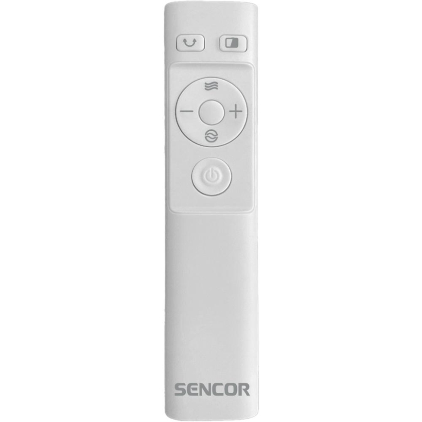 Sencor - Podni ventilator bez lopatica 50W/230V bijela + daljinski upravljač