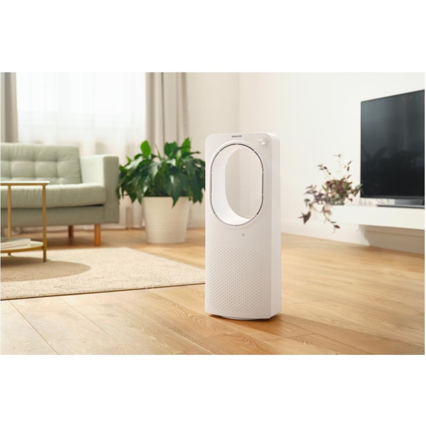 Sencor - Podni ventilator bez lopatica 50W/230V bijela