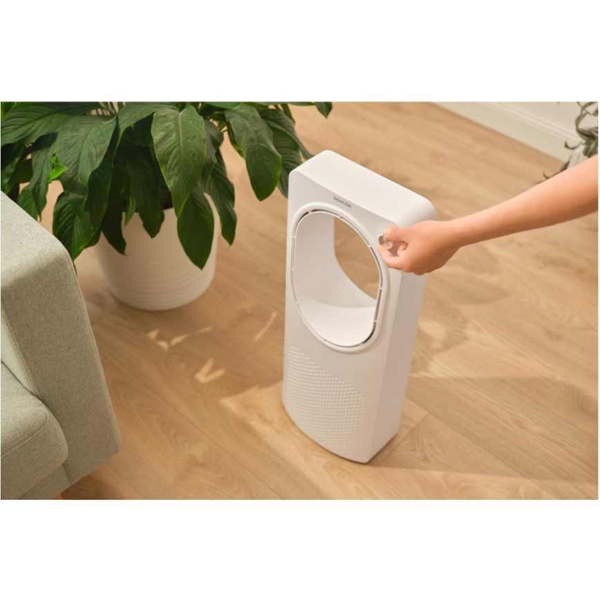 Sencor - Podni ventilator bez lopatica 50W/230V bijela