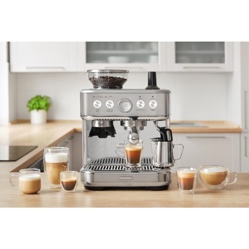 Sencor - Poluautomatski espresso aparat s portafilom 1770W/230V