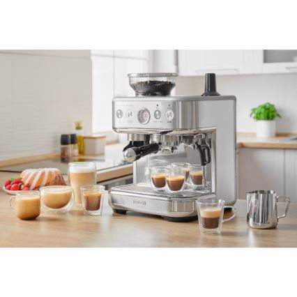 Sencor - Poluautomatski espresso aparat s portafilom 1770W/230V