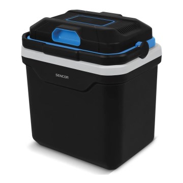 Sencor - Prijenosni auto hladnjak 24 l 60W/12V/230V crni