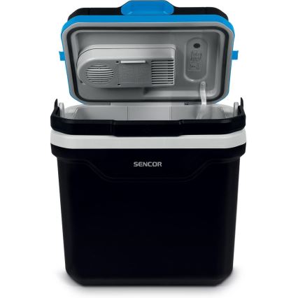 Sencor - Prijenosni auto hladnjak 24 l 60W/12V/230V crni