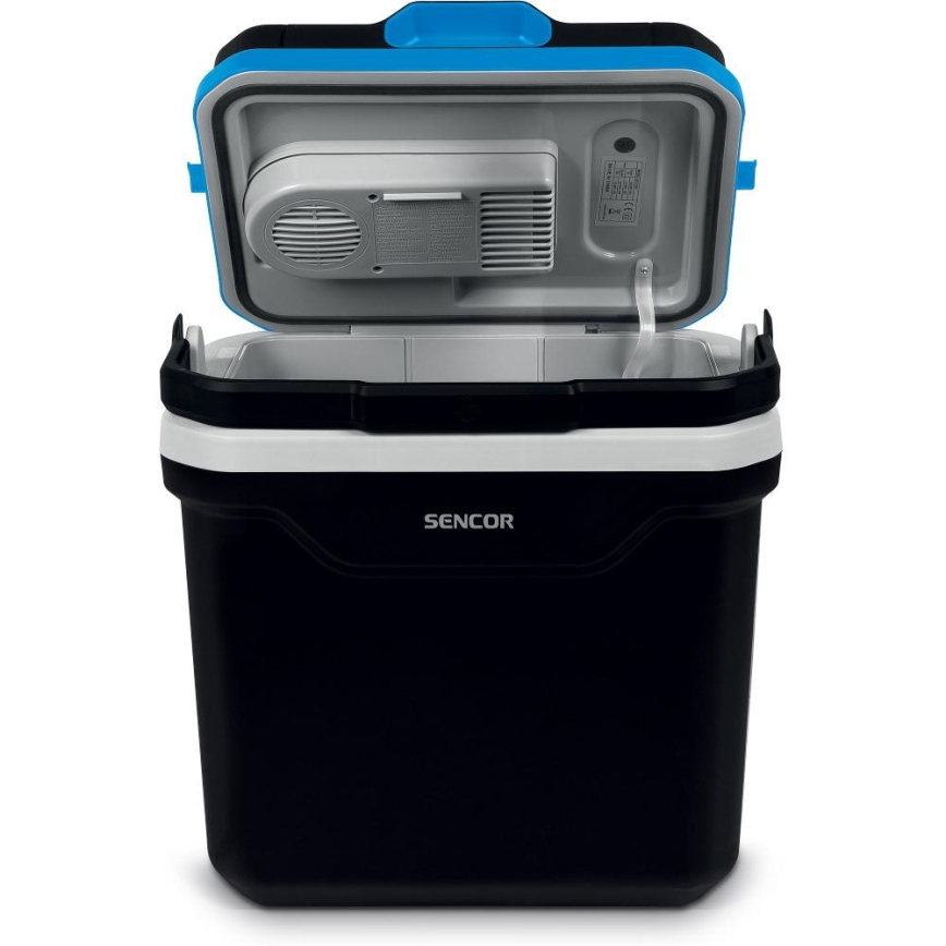 Sencor - Prijenosni auto hladnjak 24 l 60W/12V/230V crni