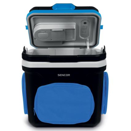 Sencor - Prijenosni auto hladnjak 24 l 60W/12V/230V crna/plava