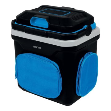 Sencor - Prijenosni hladnjak za automobil 24 l 60W/12V/230V crna/plava
