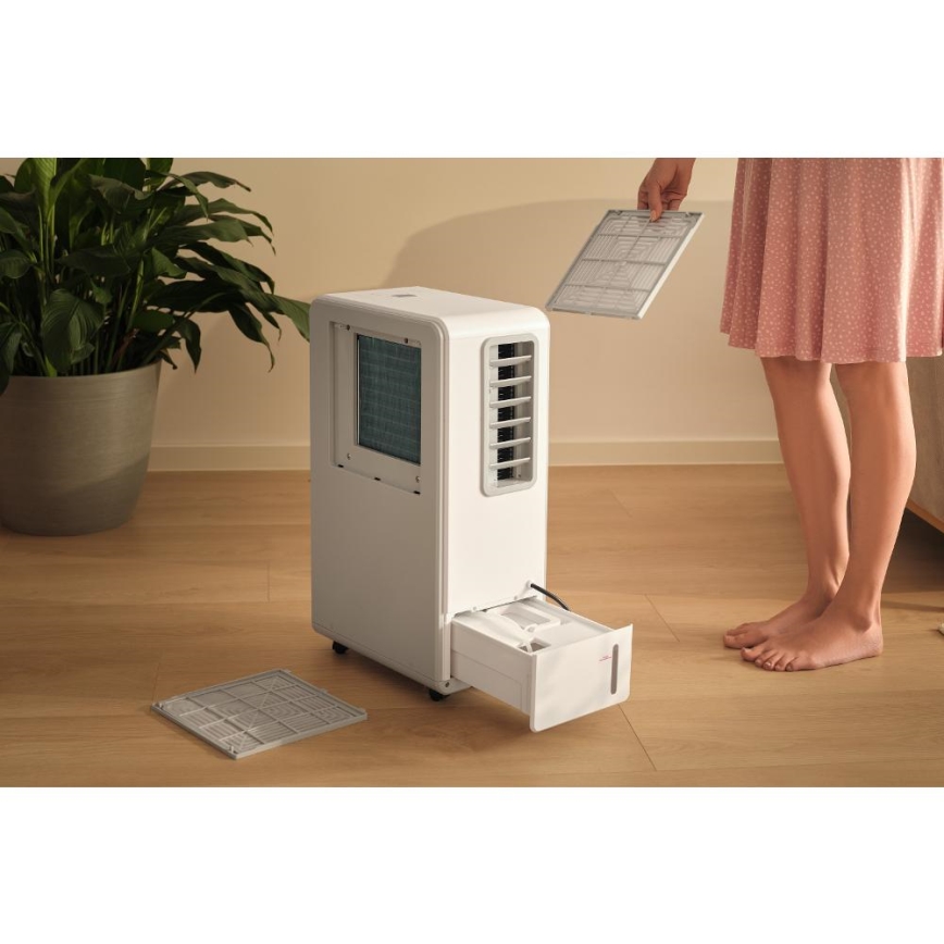 Sencor - Prijenosni klima uređaj 4 u 1 200W/230V 1800 BTU bijeli + daljinski upravljač