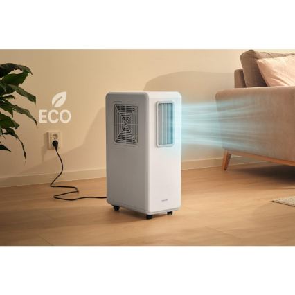 Sencor - Prijenosni klima uređaj 4 u 1 200W/230V 1800 BTU bijeli + daljinski upravljač
