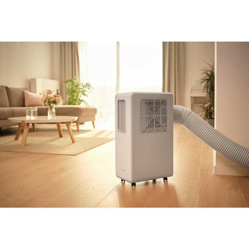 Sencor - Prijenosni klima uređaj 4 u 1 200W/230V 1800 BTU bijeli + daljinski upravljač