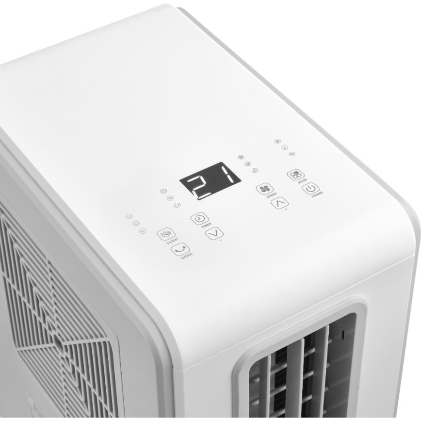 Sencor - Prijenosni klima uređaj 4 u 1 200W/230V 1800 BTU bijeli + daljinski upravljač
