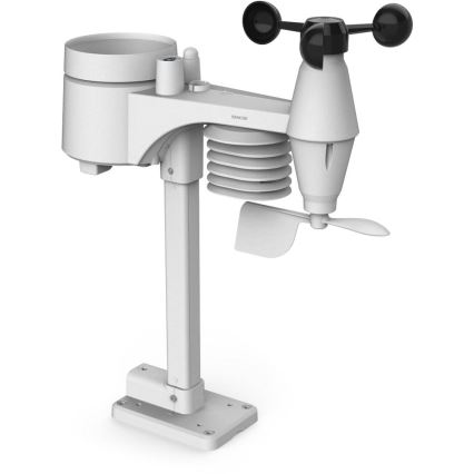 Sencor - Profesionalna meteorološka stanica s LCD zaslonom u boji i budilicom 5V/1xCR2032 + 3xAA Wi-Fi