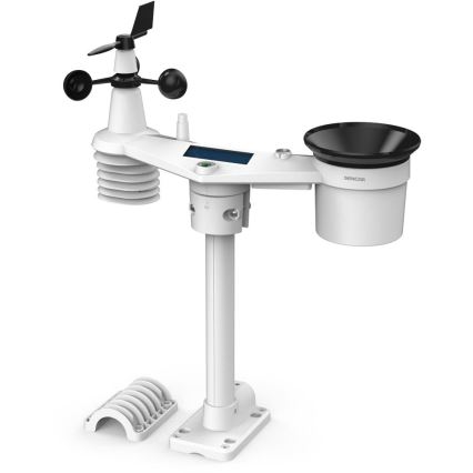 Sencor - Profesionalna meteorološka stanica s LCD zaslonom u boji 5V 1xCR2032 + 3xAA + 2xAA Wi-Fi Tuya