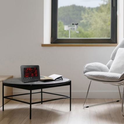 Sencor - Profesionalna meteorološka stanica s LCD zaslonom u boji 5V/1xCR2032 + 3xAA