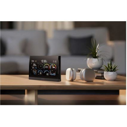 Sencor - Profesionalna meteostanica s LCD zaslonom u boji i budilicom 5V/3xAAA + 3xAA