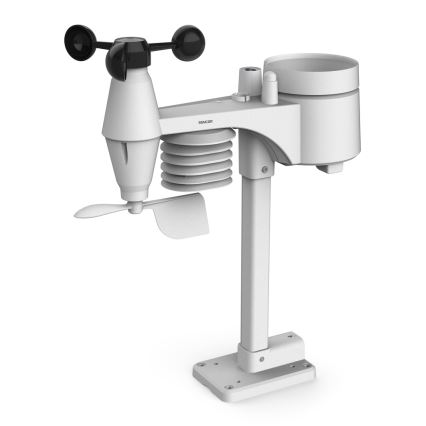 Sencor - Profesionalna meteostanica s LCD zaslonom u boji 5V/1xCR2032 + 3xAA Wi-Fi
