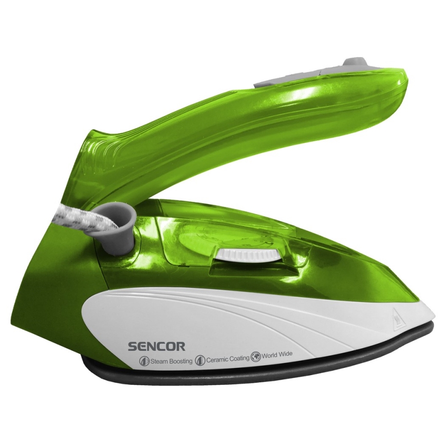 Sencor - Putno parno glačalo 1100W/115V/230V zelena