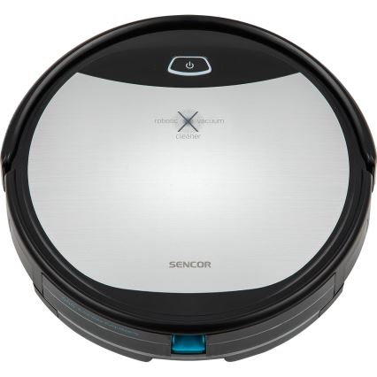 Sencor - Robotski usisivač i perač podova 2u1 25W 2600 mAh Wi-Fi crna/srebrna + daljinsko upravljanje