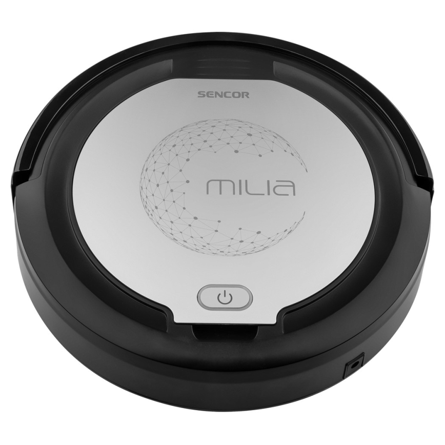 Sencor - Robotski usisivač s mopom 2u1 15W/14,4V 1500 mAh crna