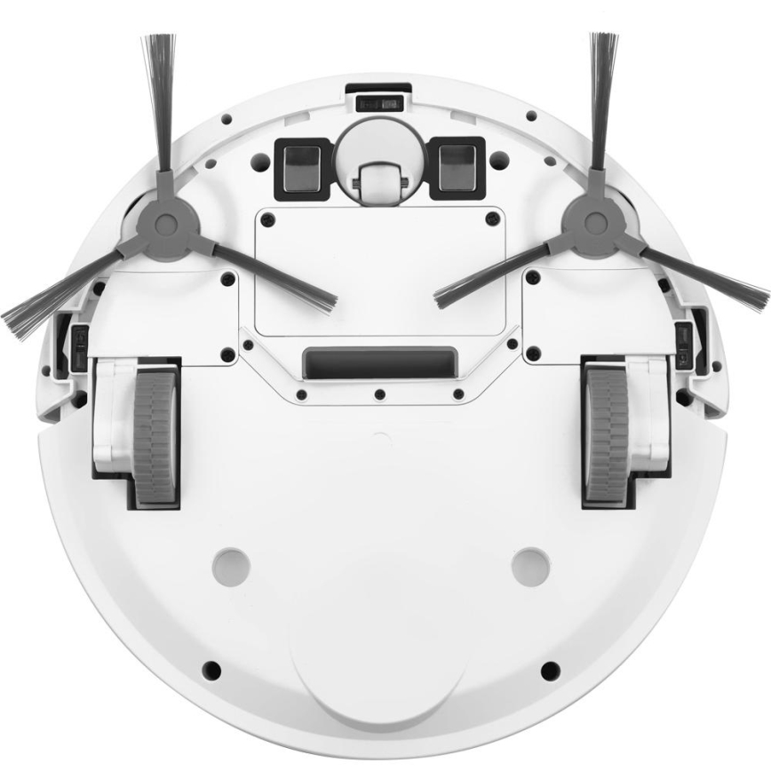 Sencor - Robotski usisivač s mopom 2u1 18W/1500 mAh bijela + daljinski upravljač