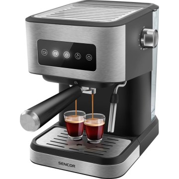 Sencor - Ručni espresso aparat 1050W/230V crni/matirani krom