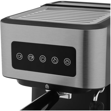 Sencor - Ručni espresso aparat 1050W/230V crni/matirani krom
