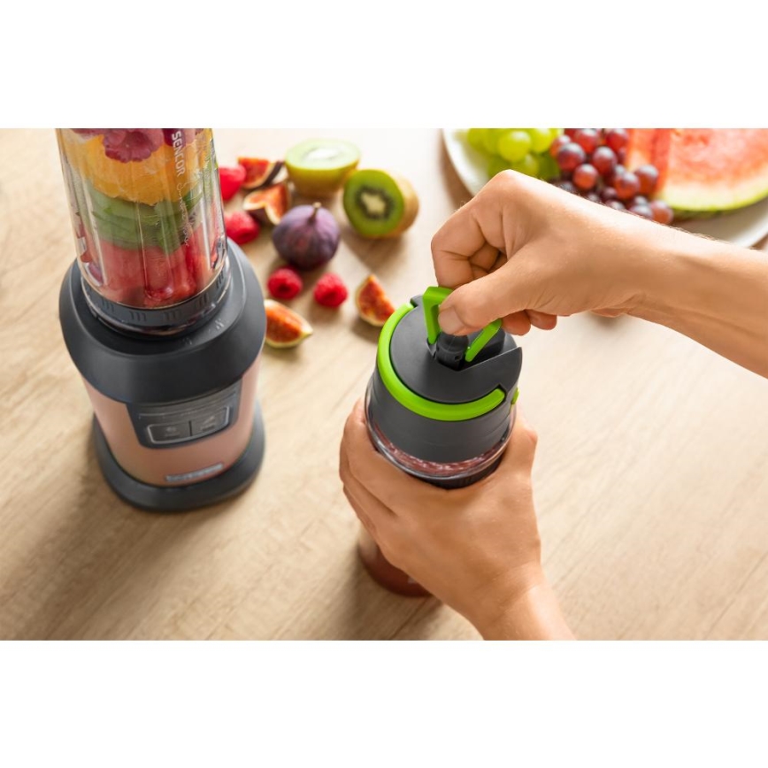 Sencor - Smoothie mikser s priborom 800W/230V, bakrene boje
