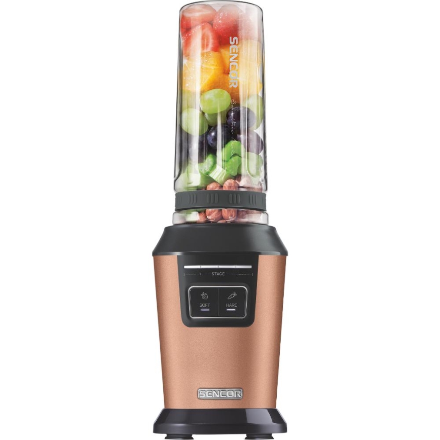 Sencor - Smoothie mikser s priborom 800W/230V, bakrene boje