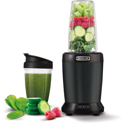 Sencor - Smoothie nutri blender 1000W/230V crna