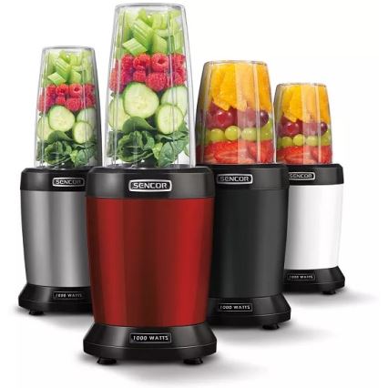 Sencor - Smoothie nutri blender 1000W/230V crna