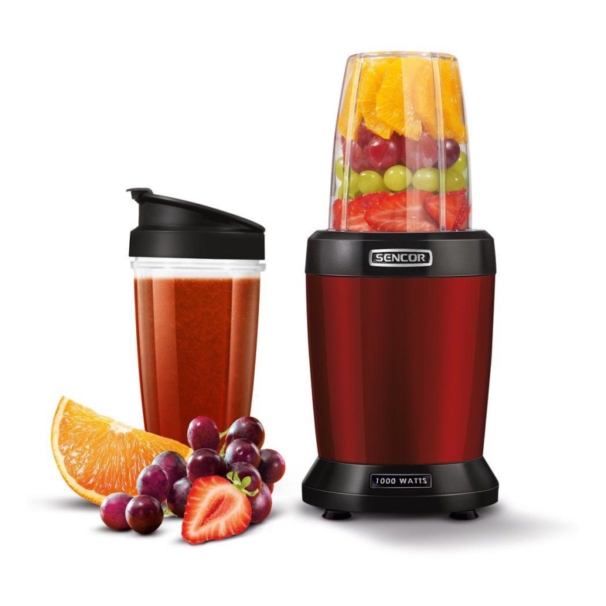 Sencor - Smoothie nutri blender 1000W/230V crvena