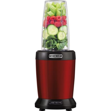 Sencor - Smoothie nutri blender 1000W/230V crvena