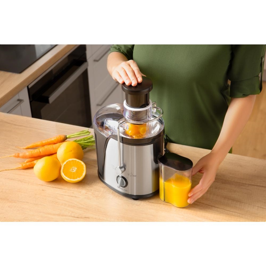 Sencor - Sokovnik 400W/230V matirani krom/crna